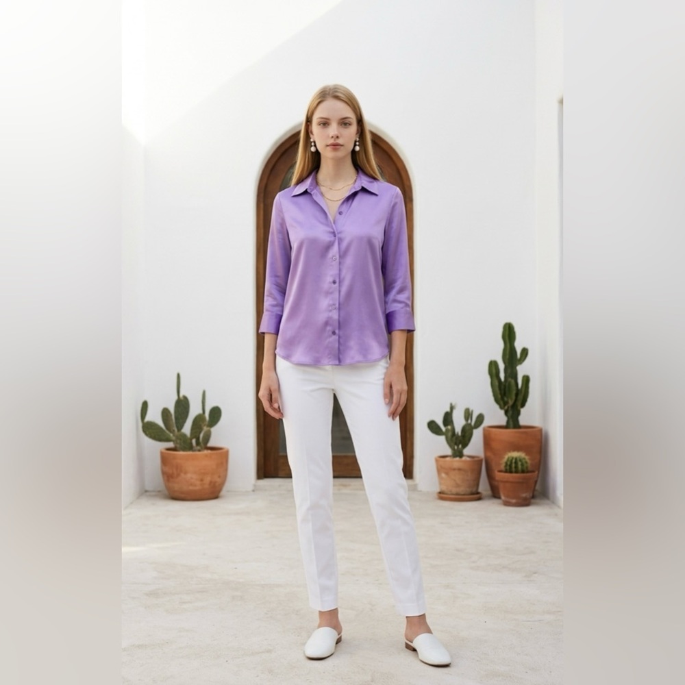 L'AGENCE DANI 3/4 SLEEVE BLOUSE
